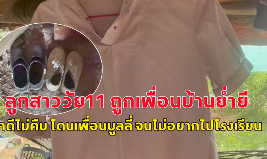 หัวอกแม่ใจสลาย ลูกสาววัย11 ถูกเพื่อนบ้านย่ำยี คดีไม่คืบ โดนเพื่อนบูลลี่ จนไม่อยากไปโรงเรียน