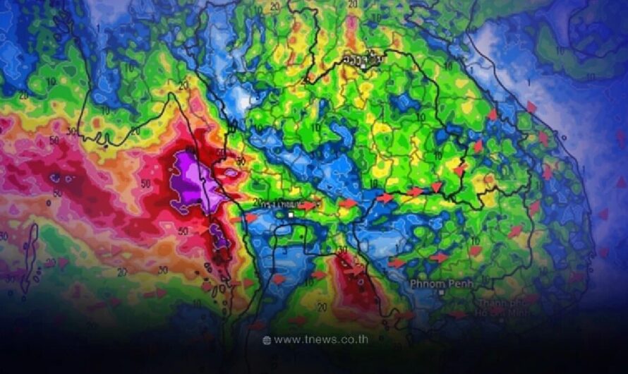 กรมอุตุฯ เตือนอิทธิพลมรสุม 40 จังหวัด เตรียมรับมือฝนกระหน่ำ กทม.โดนด้วย