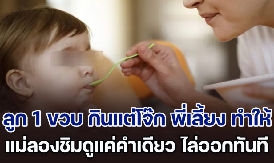 คุณแม่เอะใจ ลูกวัย 1 ขวบ กินแต่โจ๊กที่ พี่เลี้ยง ทำให้เท่านั้น ก็เลยลองชิมไปแค่คำเดียว จากนั้น ไล่ออกทันที