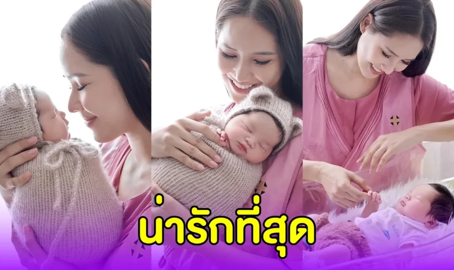 แม่ฟื้นตัวแล้ว ใบหม่อน ลงรูปคู่ลูกชาย น้องคากิ น่ารักคูณสองไปเลย