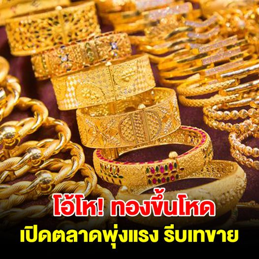 ราคาทองวันนี้ 21 พ.ย. 2567 เปิดตลาดปรับขึ้นแรง รีบตัดสินใจ